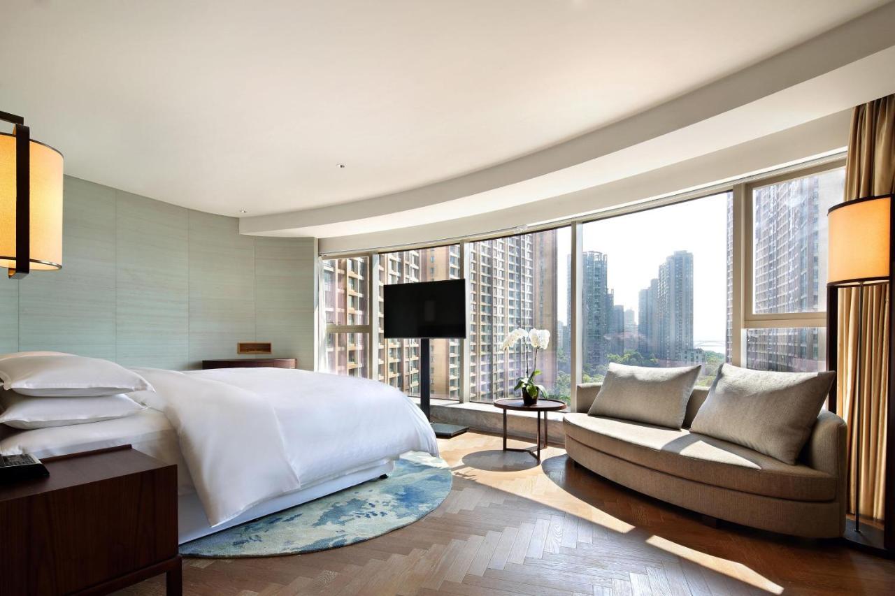 Sheraton Grand Hangzhou Binjiang Hotel Exterior foto
