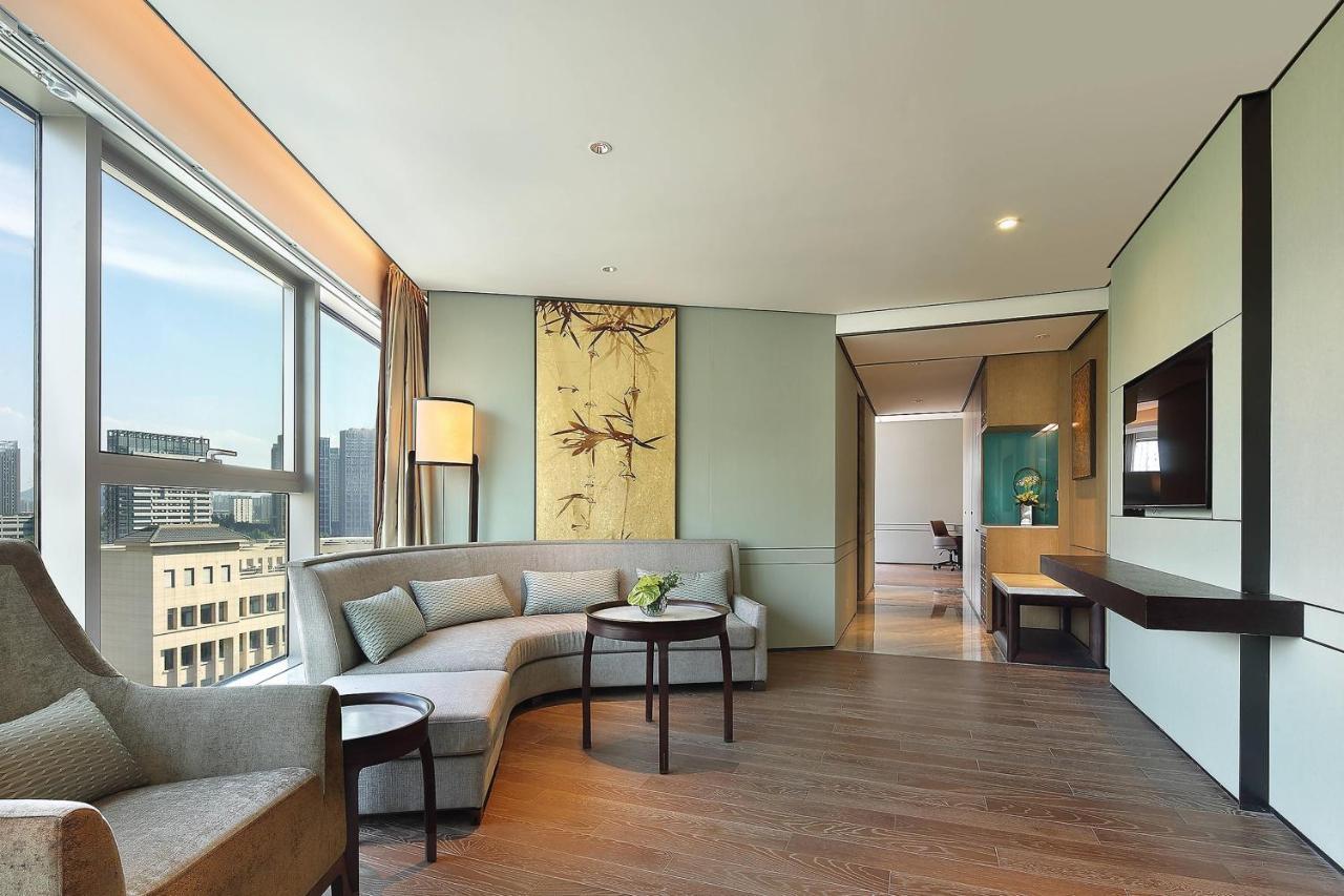 Sheraton Grand Hangzhou Binjiang Hotel Exterior foto