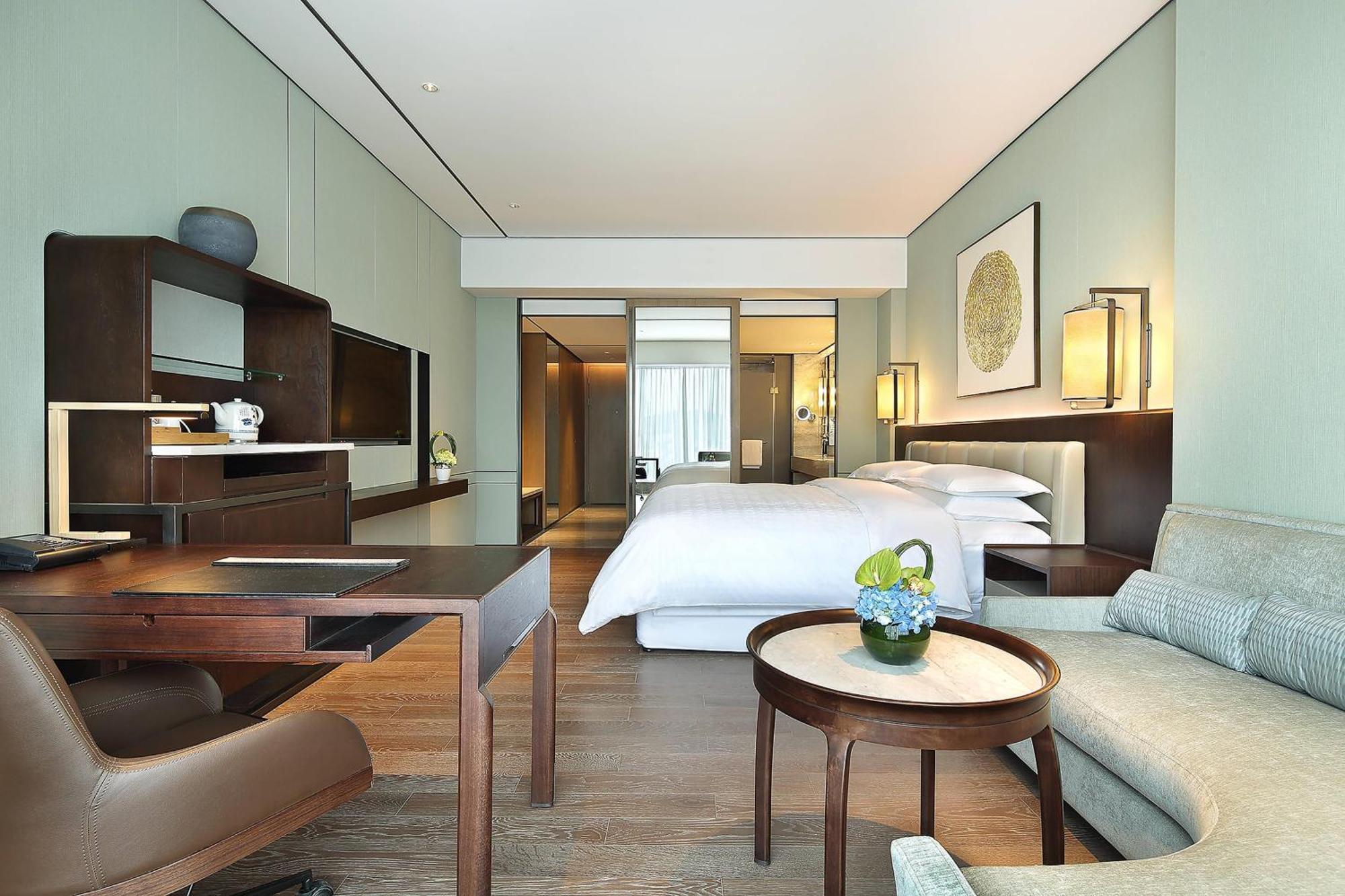 Sheraton Grand Hangzhou Binjiang Hotel Exterior foto