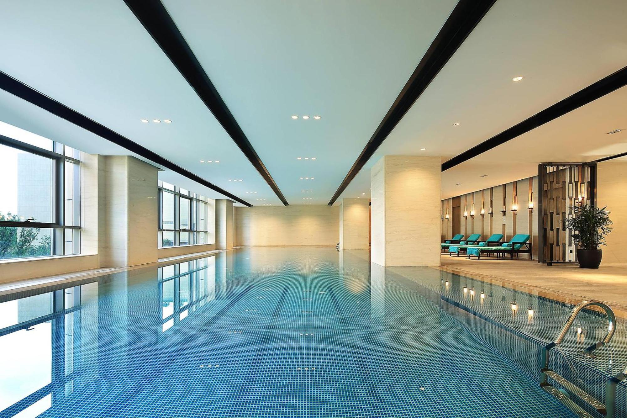Sheraton Grand Hangzhou Binjiang Hotel Exterior foto
