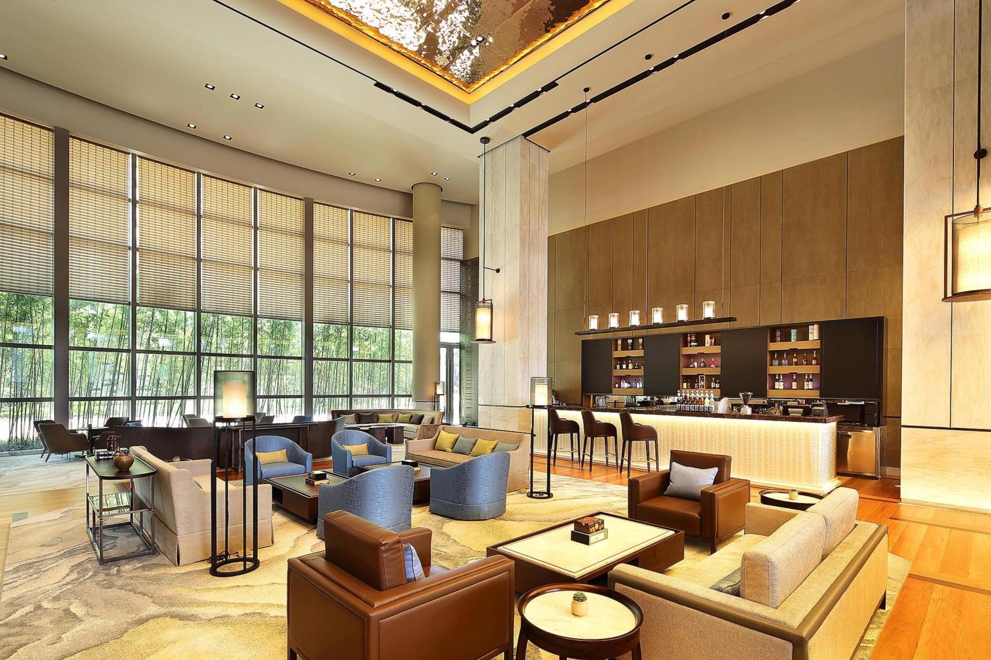 Sheraton Grand Hangzhou Binjiang Hotel Exterior foto