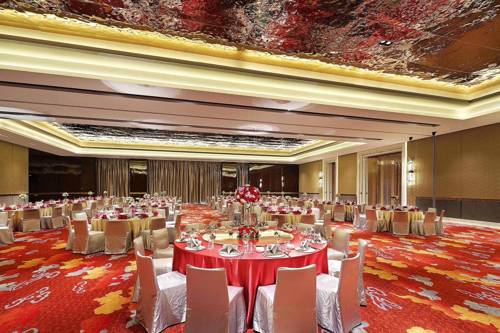 Sheraton Grand Hangzhou Binjiang Hotel Exterior foto