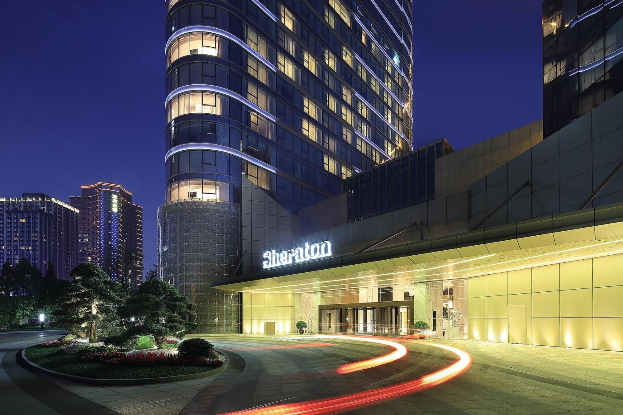 Sheraton Grand Hangzhou Binjiang Hotel Exterior foto