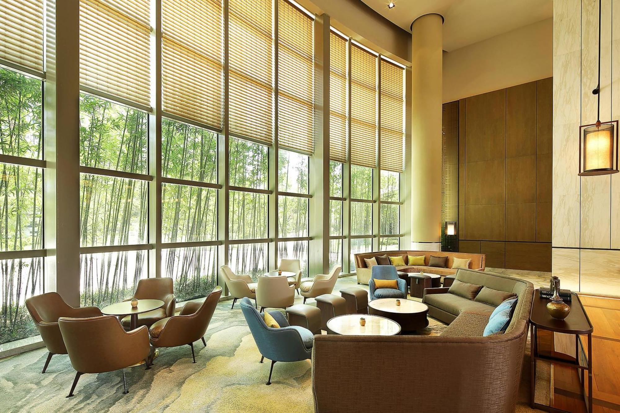 Sheraton Grand Hangzhou Binjiang Hotel Exterior foto