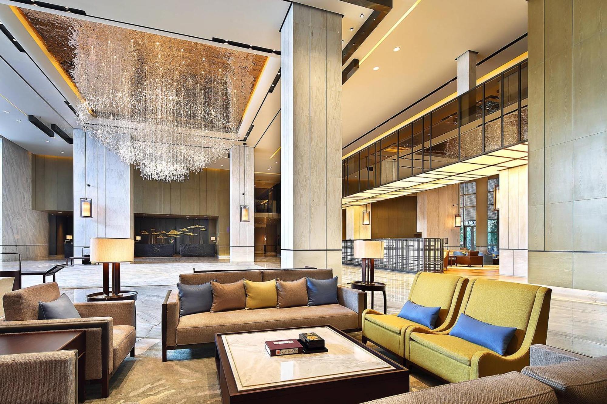 Sheraton Grand Hangzhou Binjiang Hotel Exterior foto