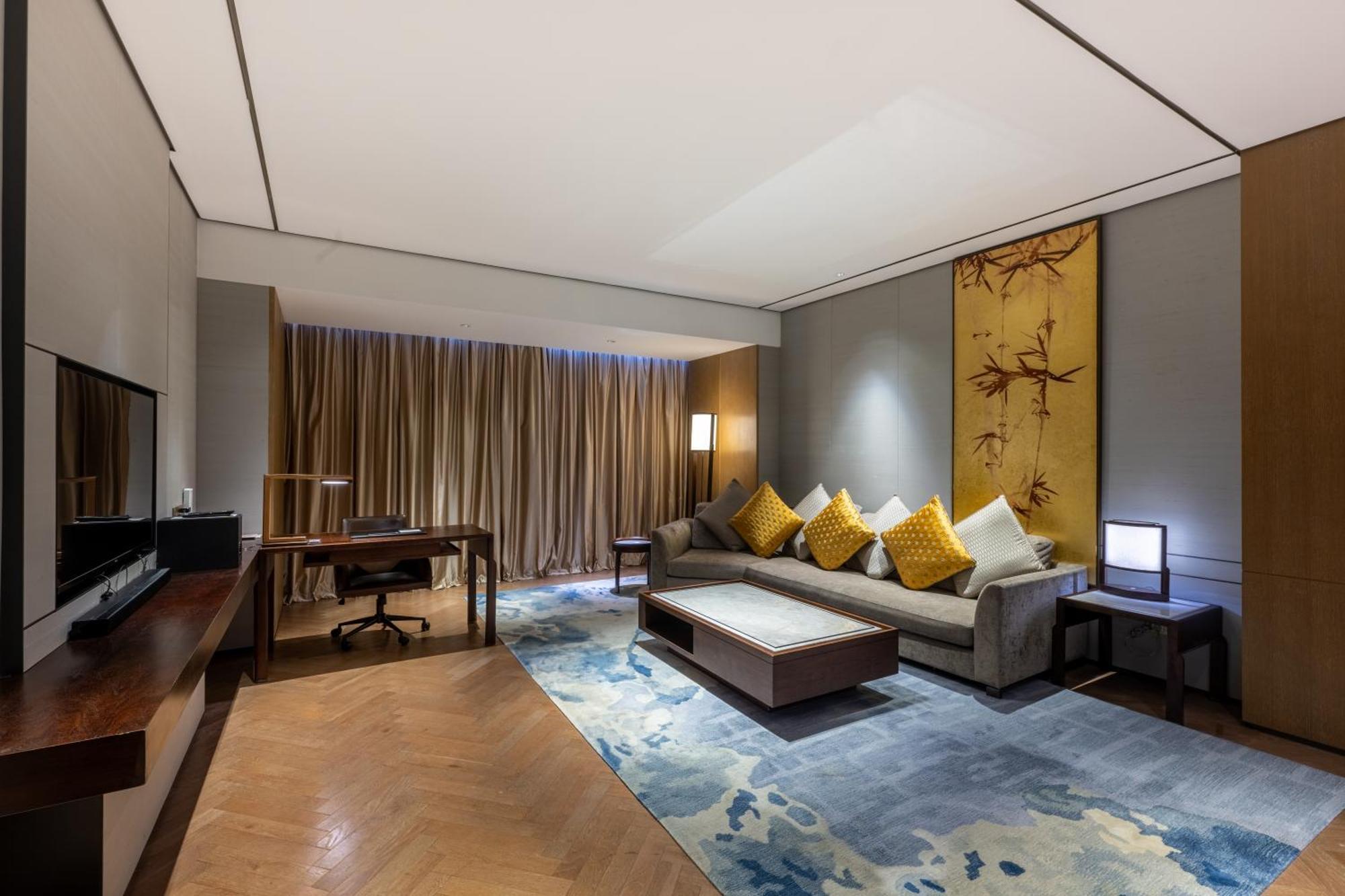 Sheraton Grand Hangzhou Binjiang Hotel Exterior foto