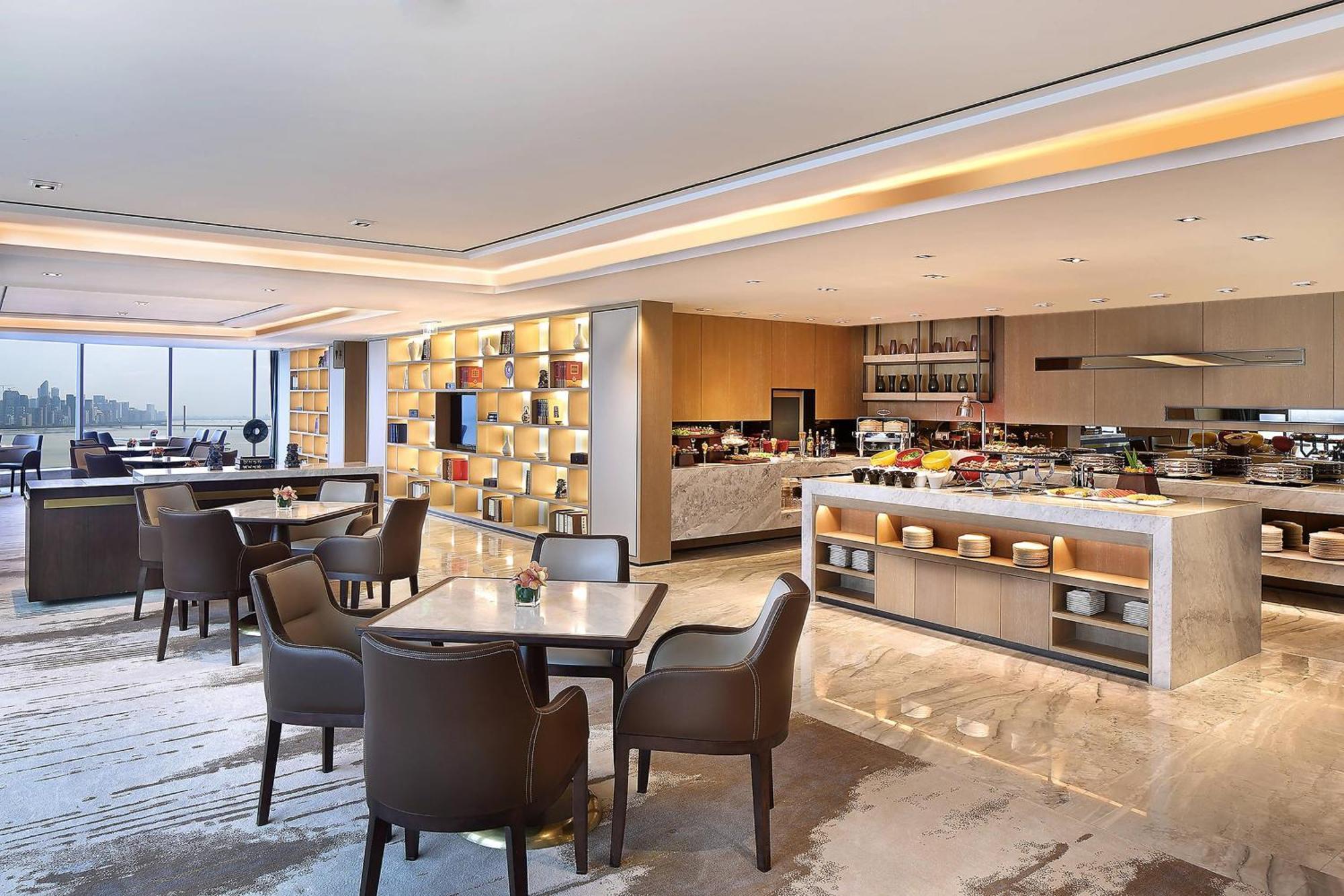 Sheraton Grand Hangzhou Binjiang Hotel Exterior foto