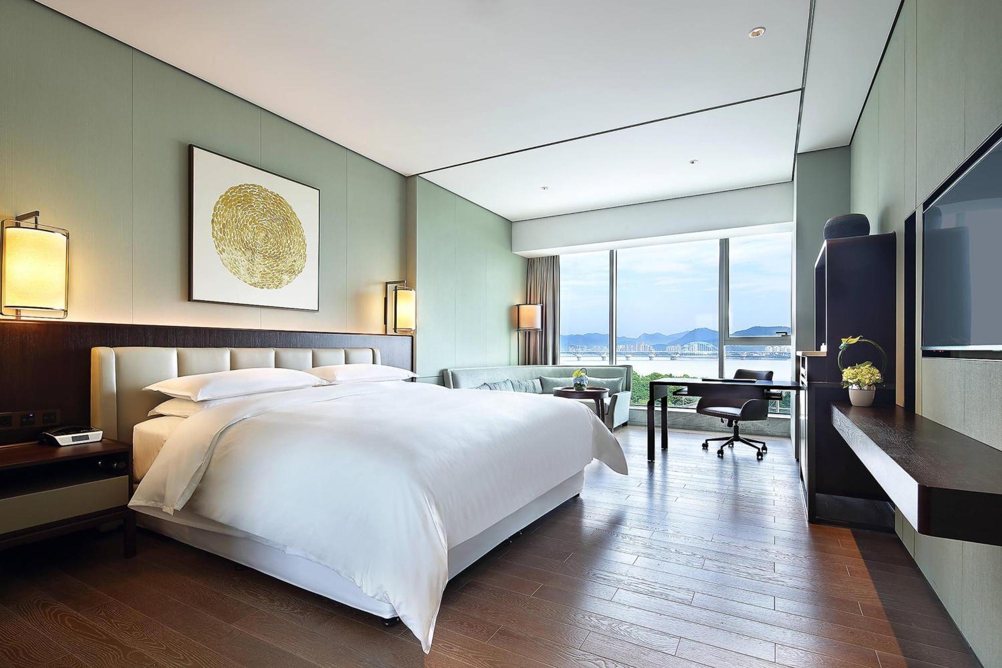 Sheraton Grand Hangzhou Binjiang Hotel Exterior foto