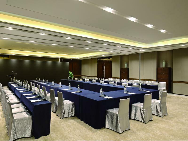 Sheraton Grand Hangzhou Binjiang Hotel Exterior foto